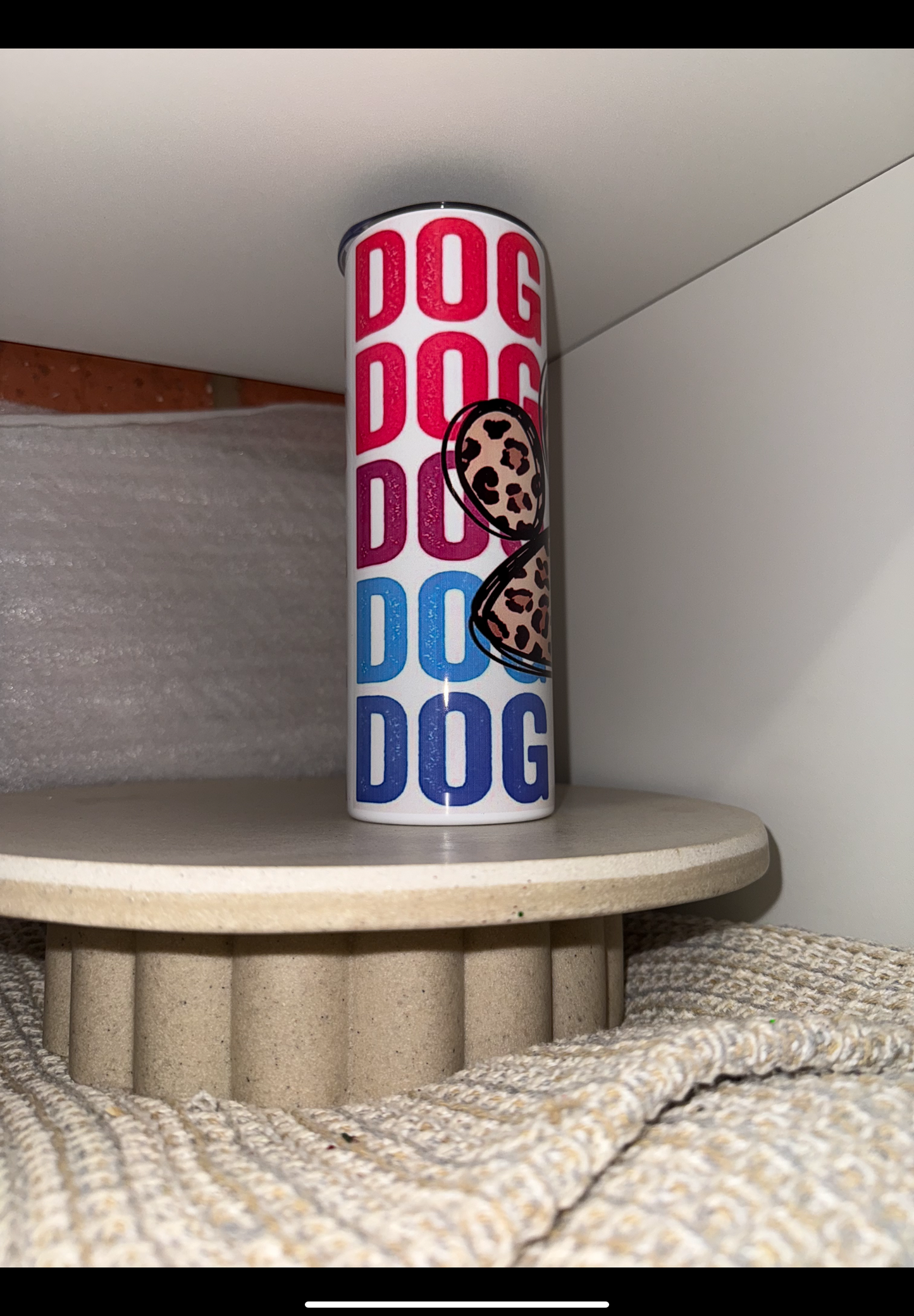 Dog mum tumbler
