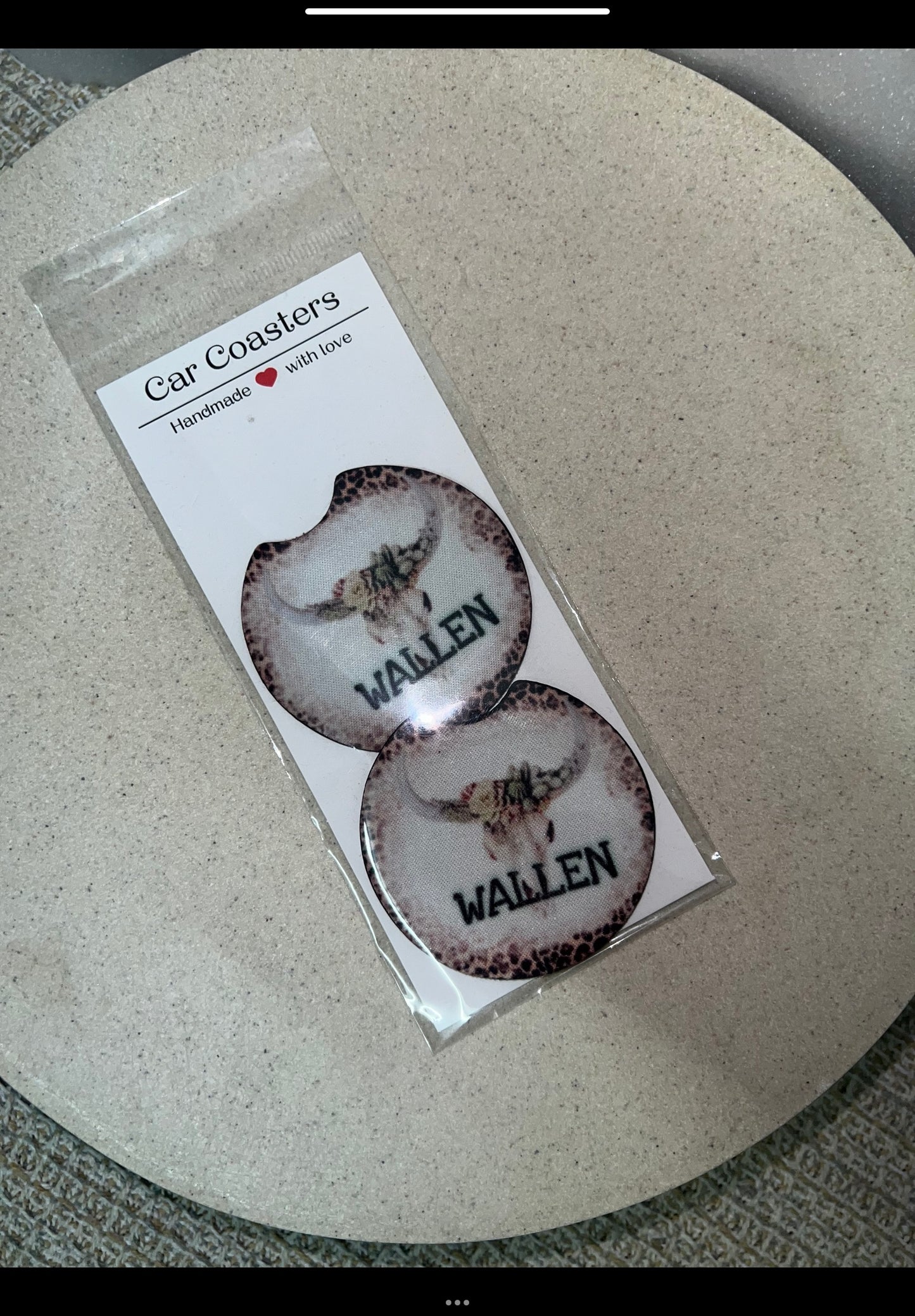 Wallen car coasters