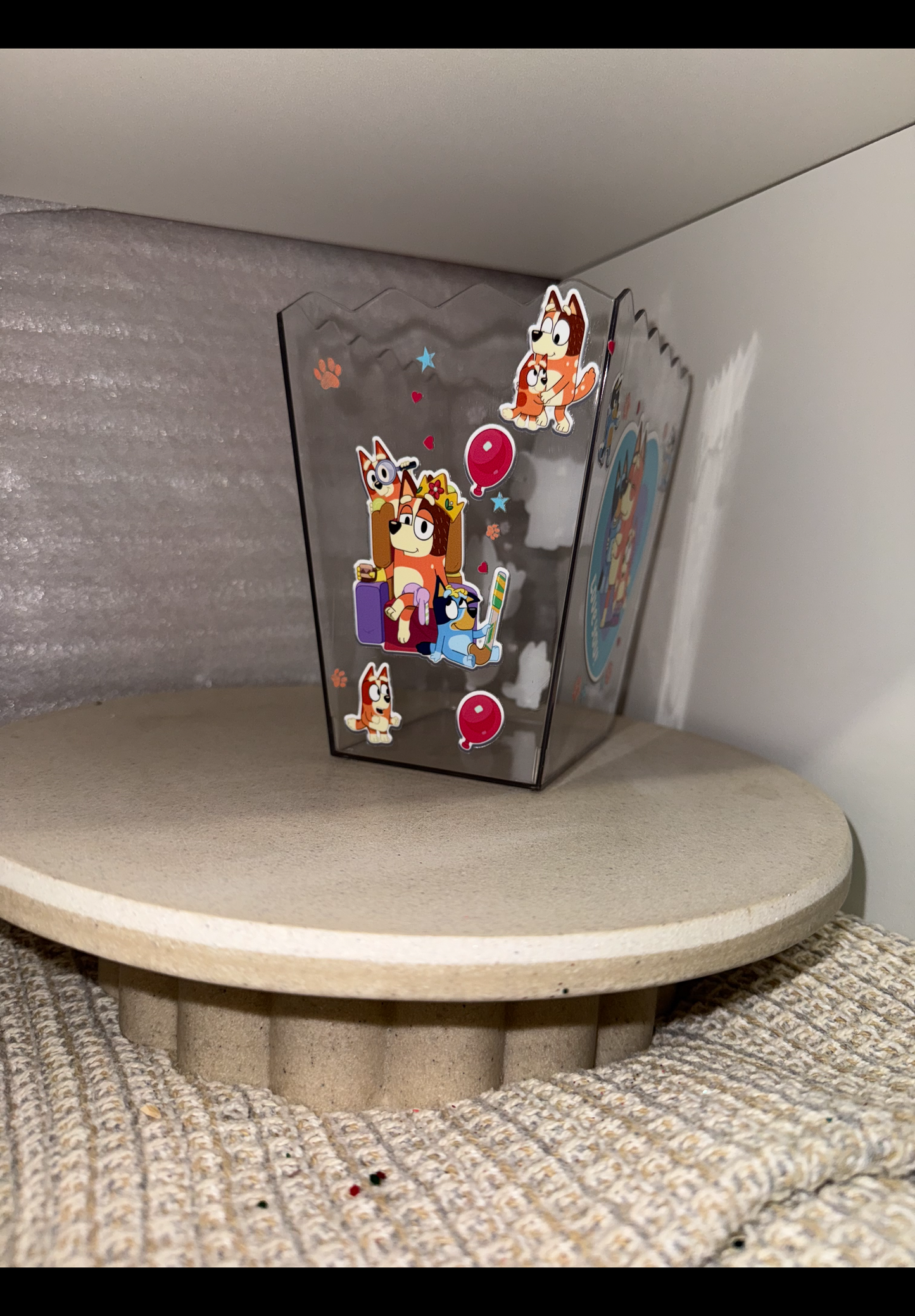 Bluey small popcorn bucket
