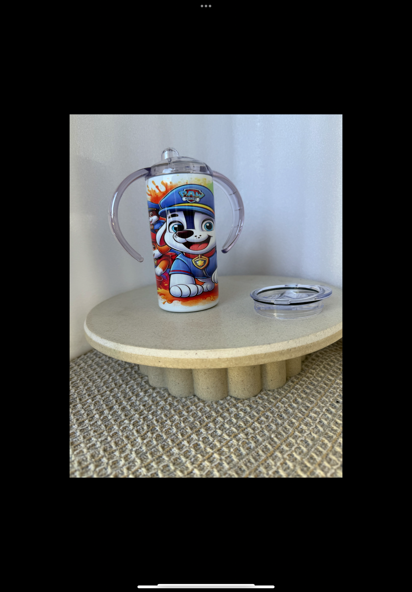 Paw patrol sippy with tumbler