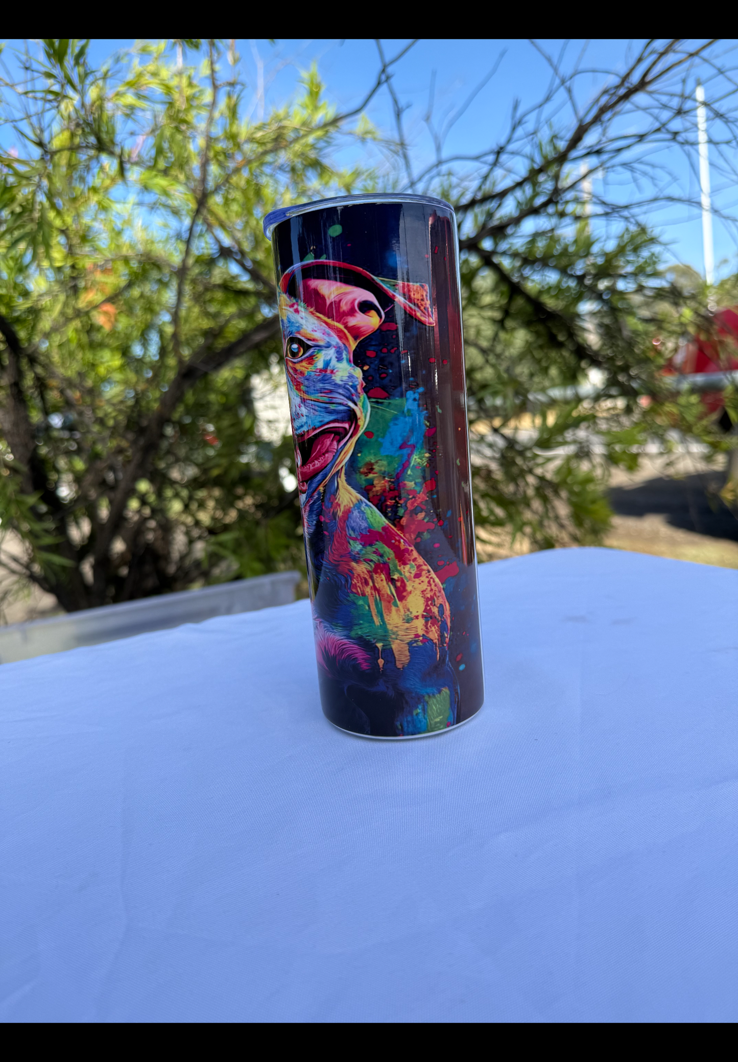 Staffy colour insulated 20oz tumbler