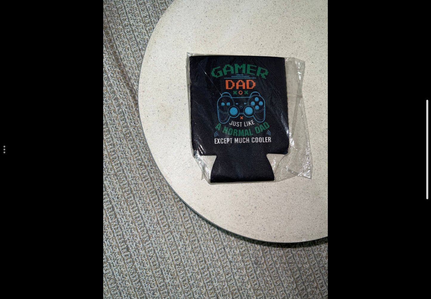 Gaming dad stubby holder