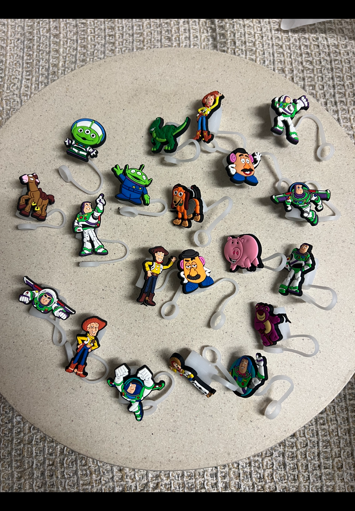 Toy Story straw toppers