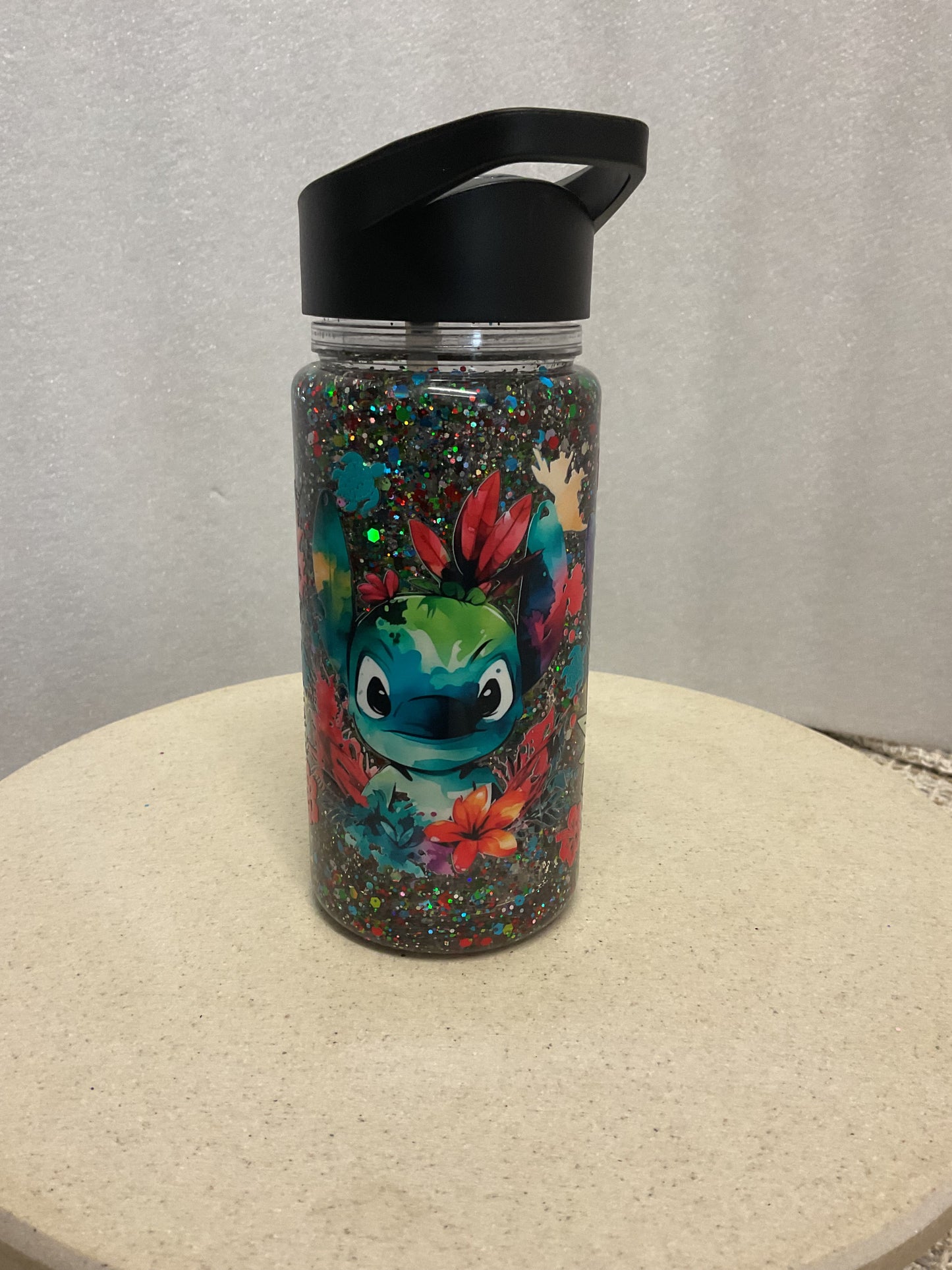Stitch snow globe drink bottle