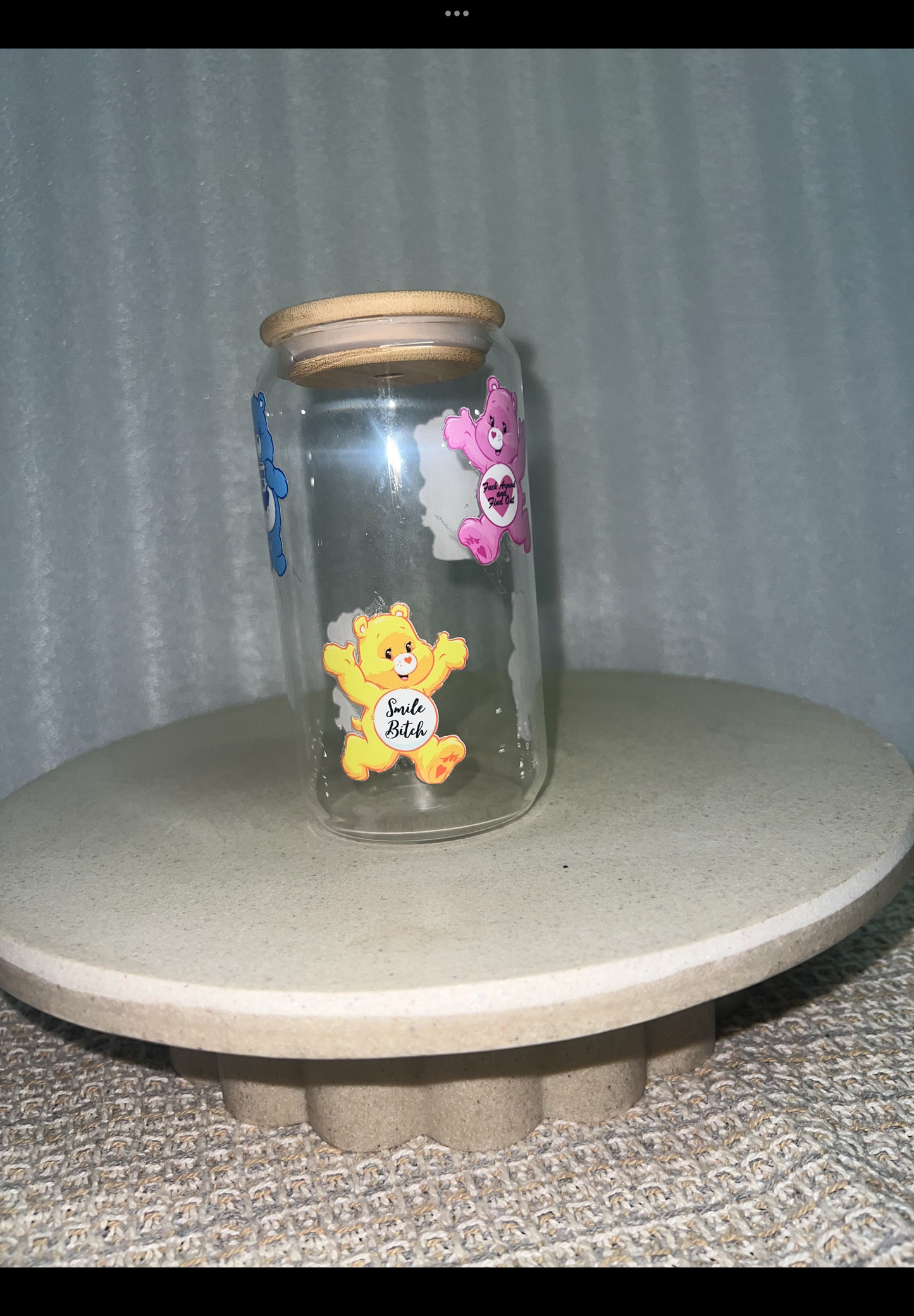Swear bears clear cup