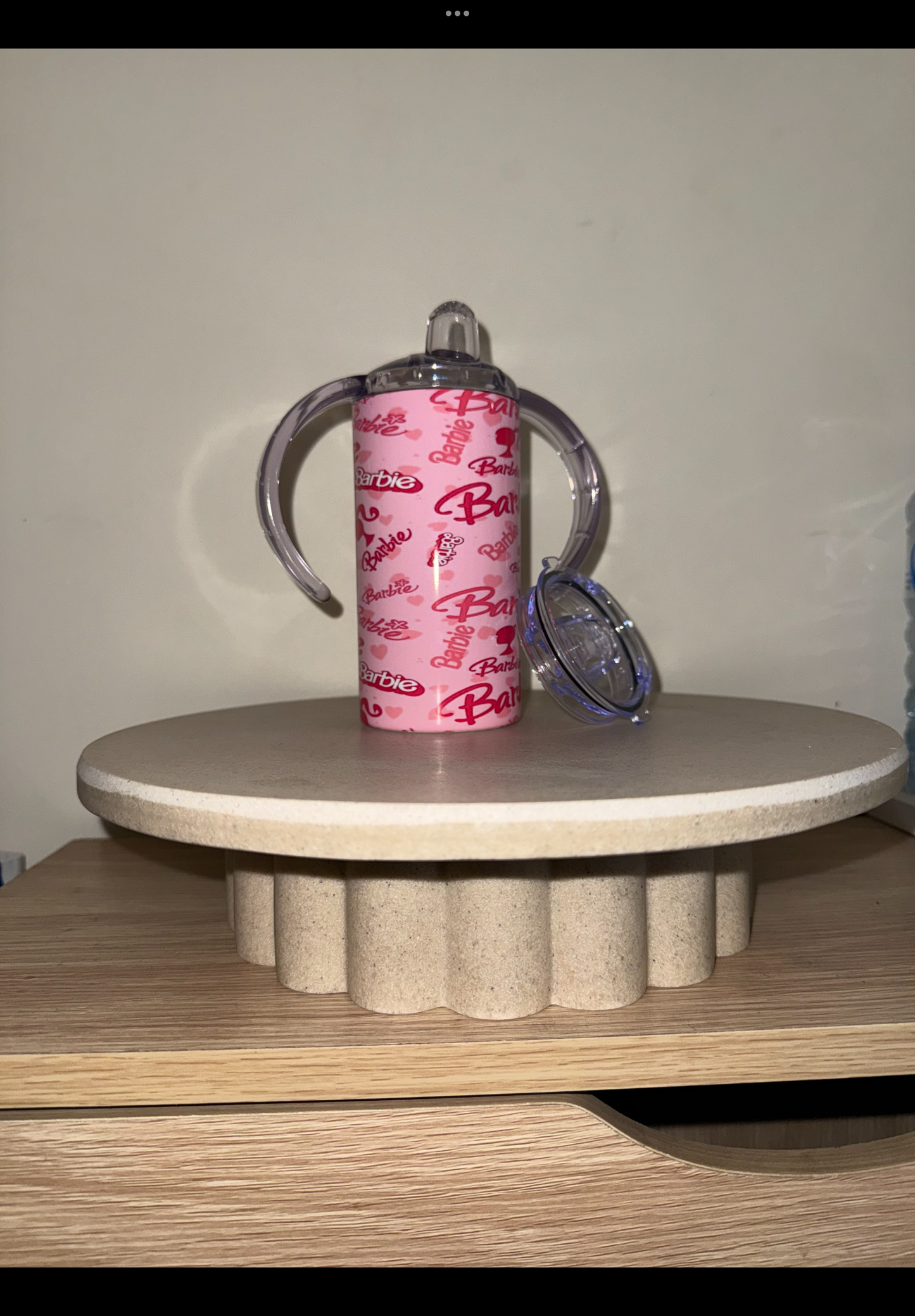 Barbie sippy turns into tumbler