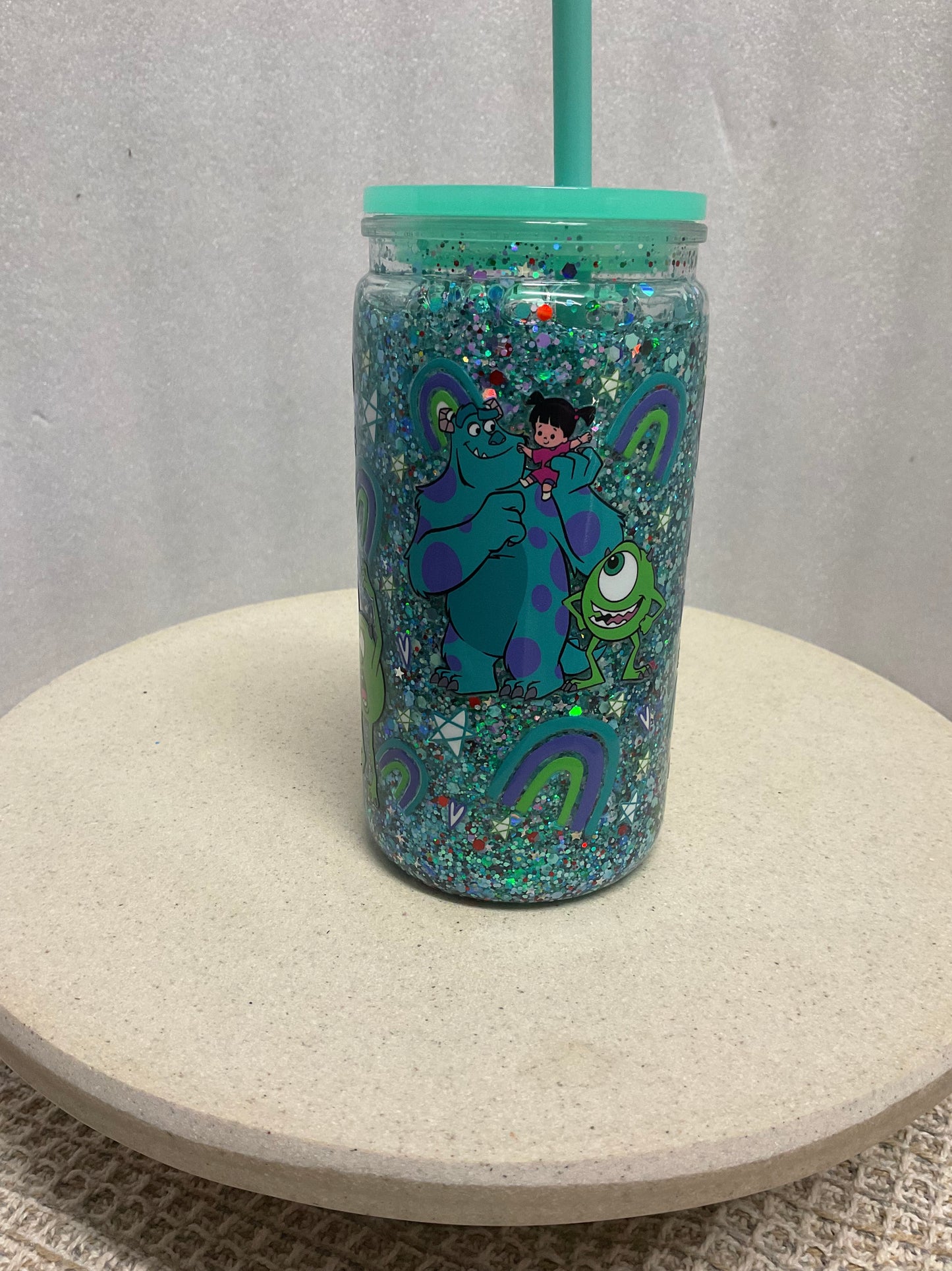 Monsters inc acrylic snowglobe