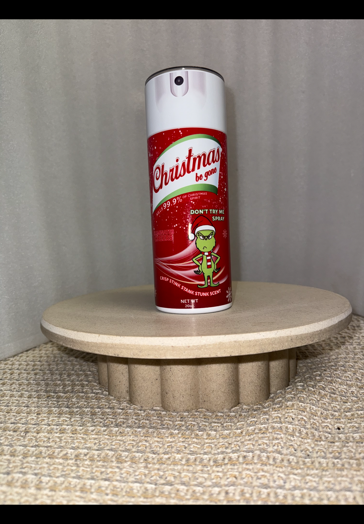 Christmas grinch repellent tumbler