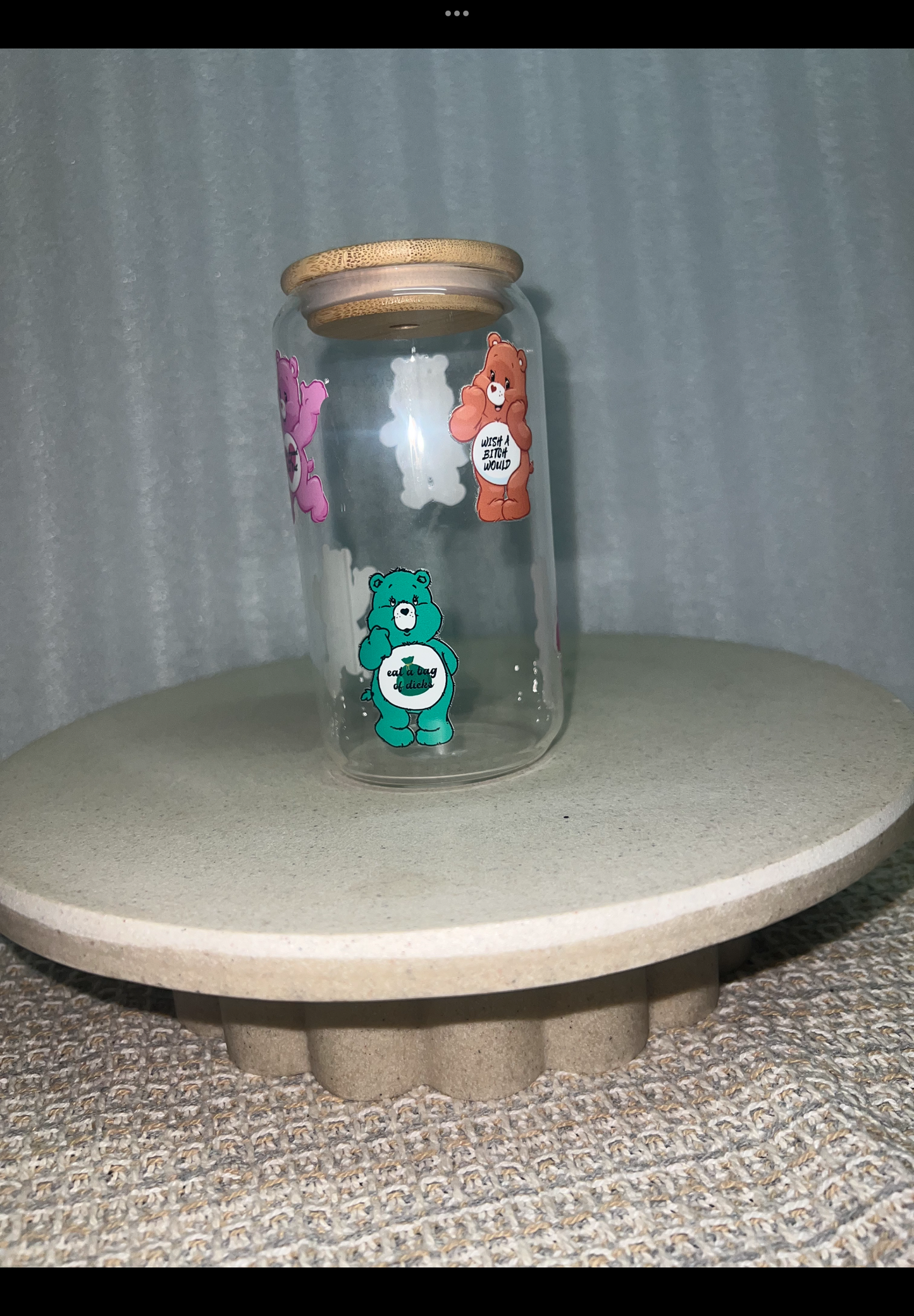 Swear bears clear cup