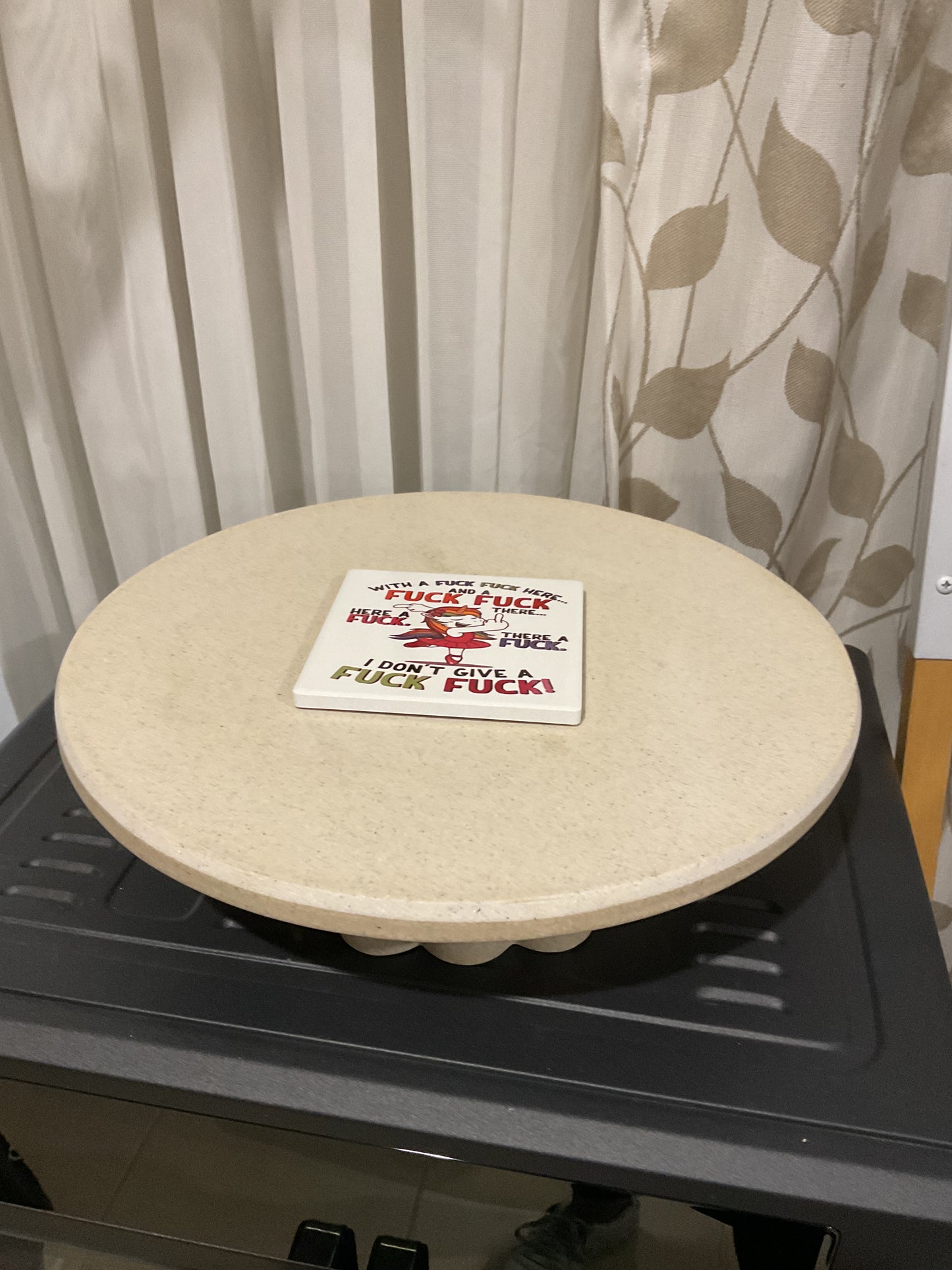 Unicorn don’t give a f coaster