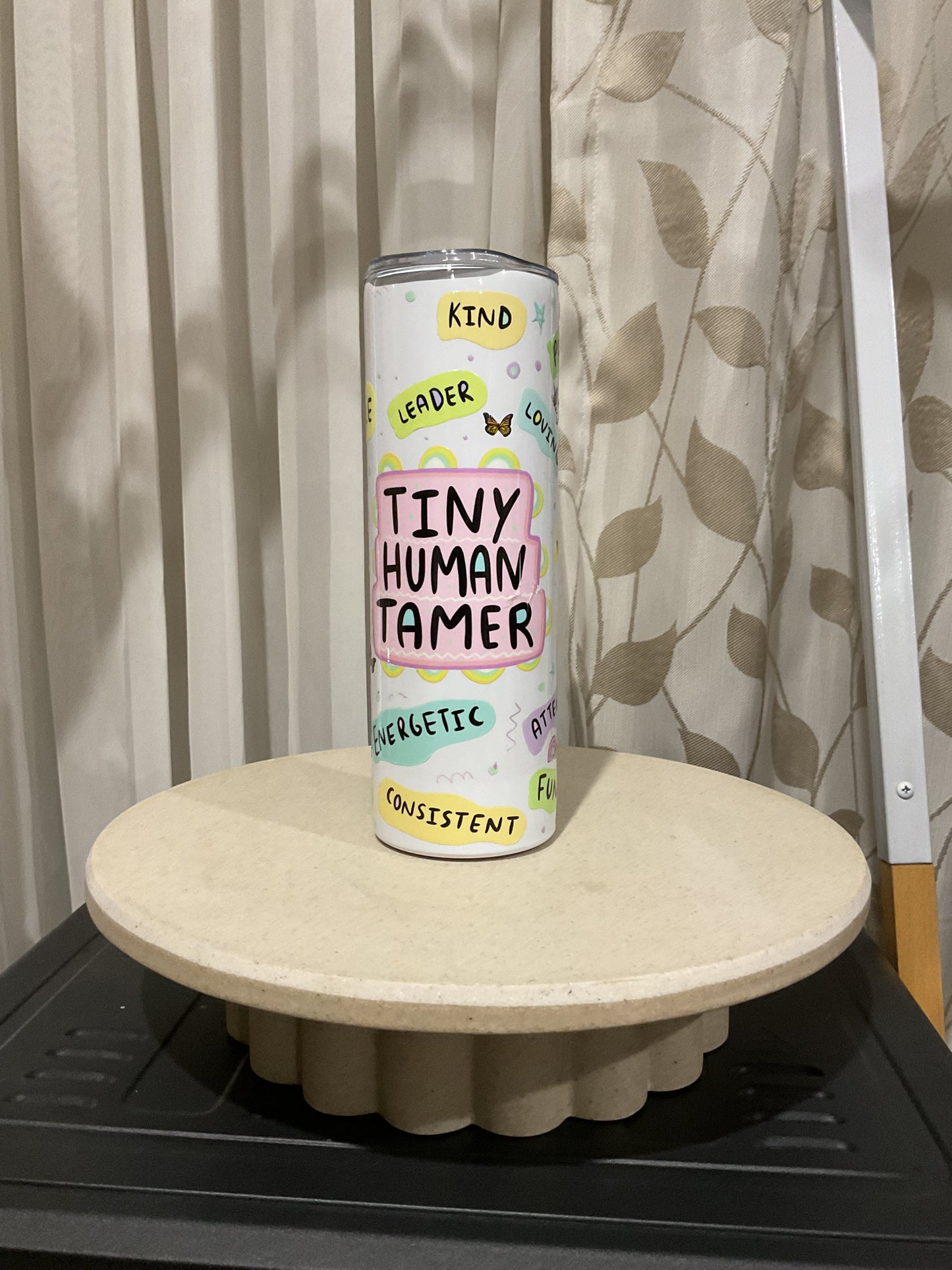 Tiny human tamper tumbler (slightly damaged)