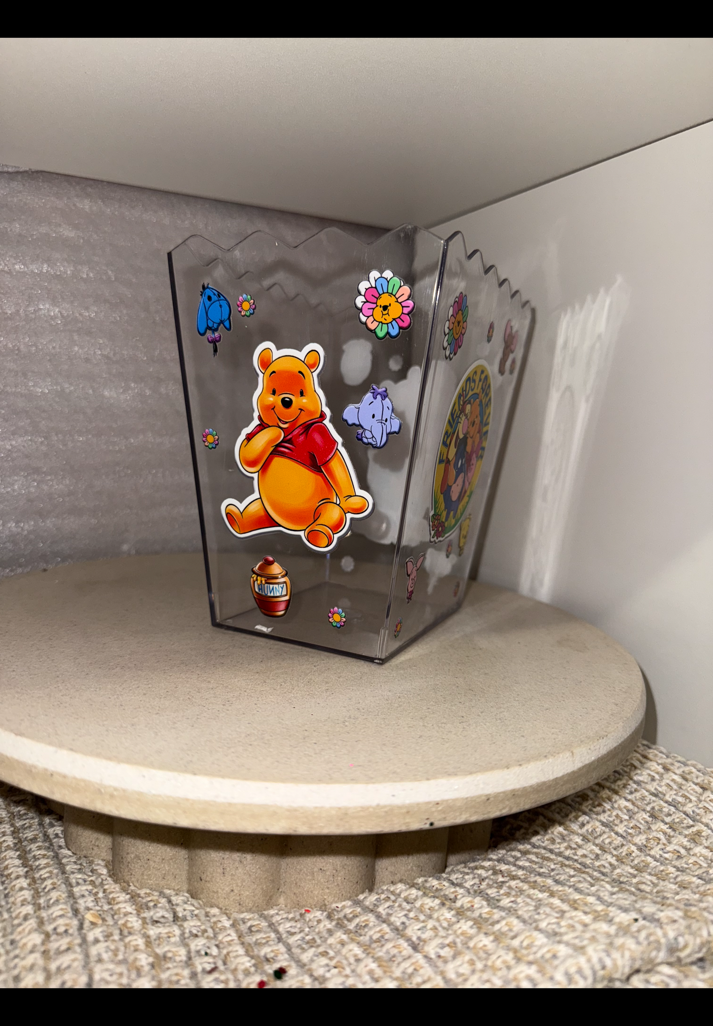 Poo bear small popcorn bucket