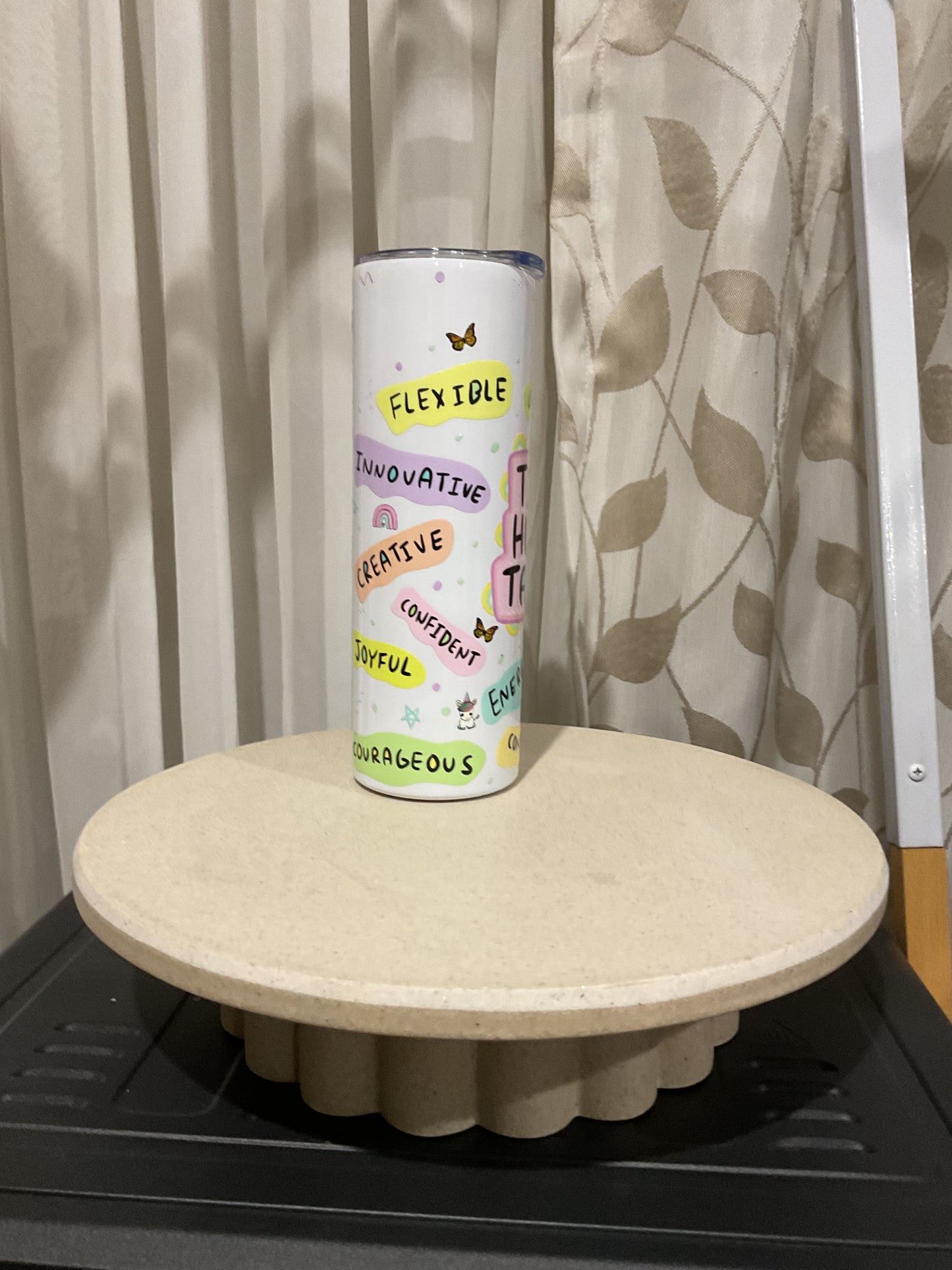 Tiny human tamper tumbler (slightly damaged)