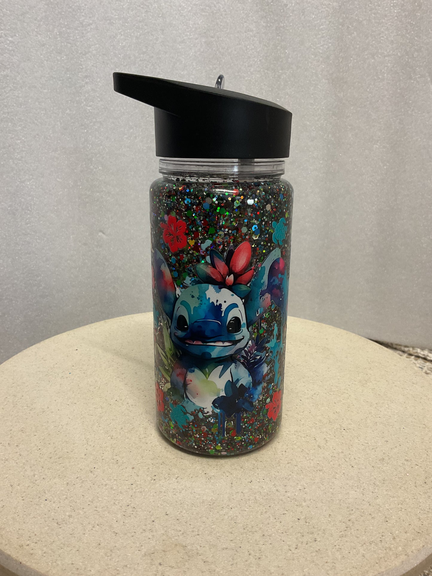 Stitch snow globe drink bottle
