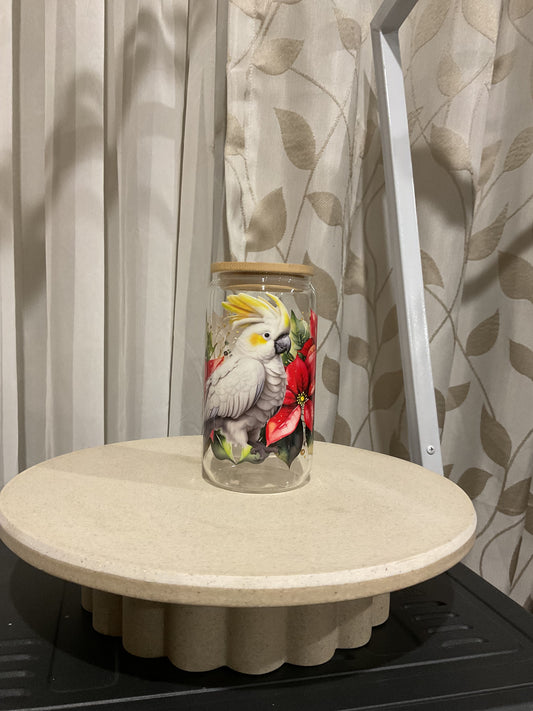 Cockatoo clear glass