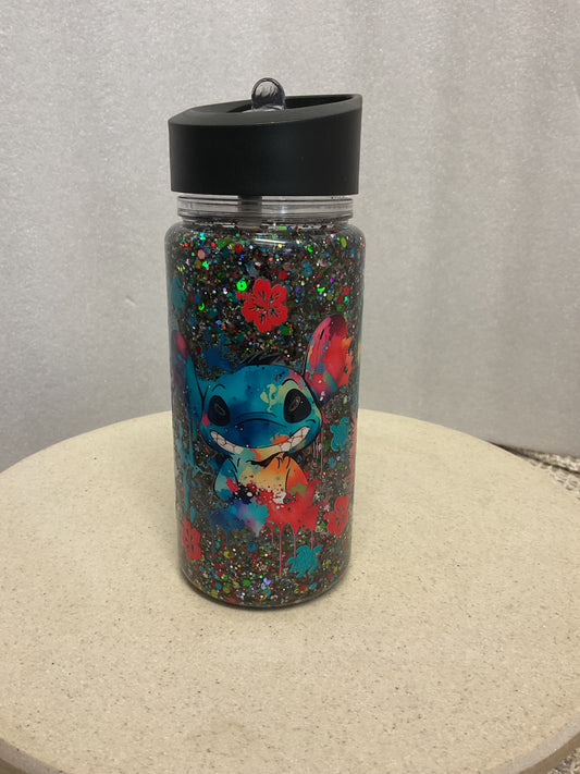 Stitch snow globe drink bottle