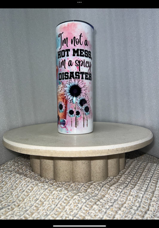 Spicy disaster highland cow tumbler