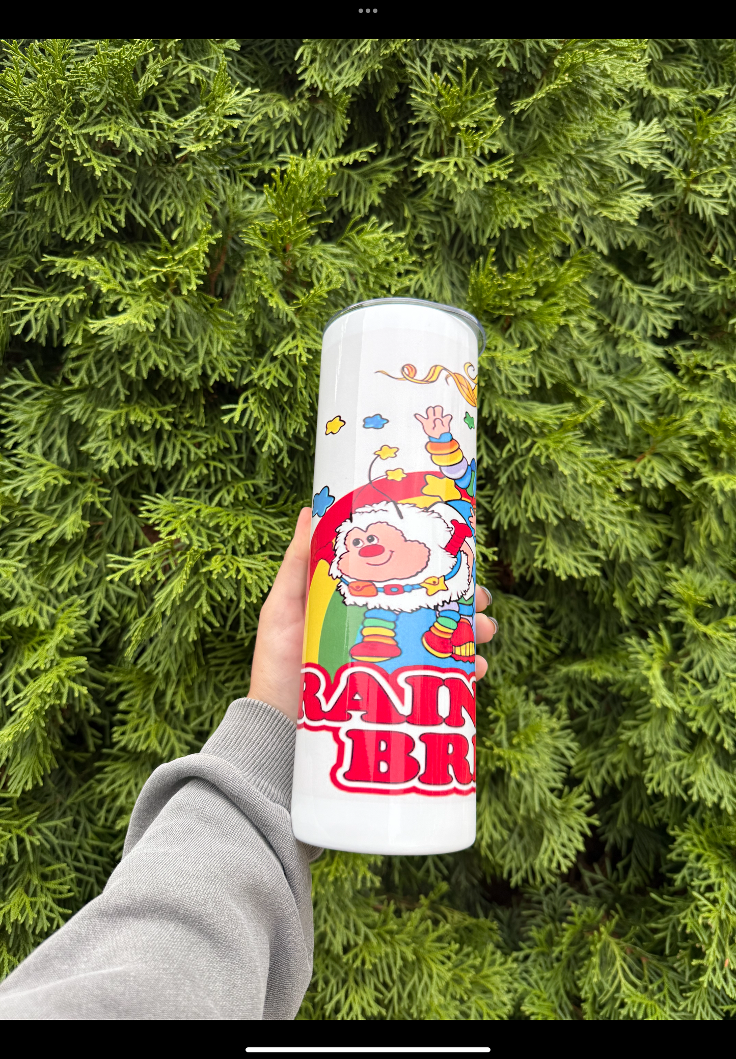 Rainbow bright insulated tumbler