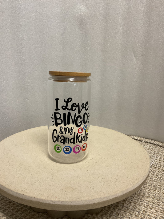 Bingo glass cup