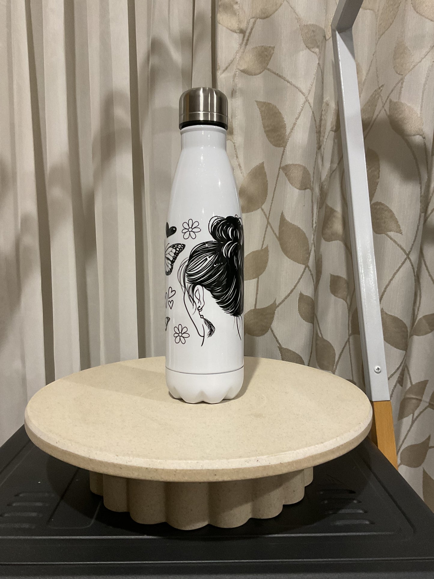 Positive girl drink bottle (slightly damaged )