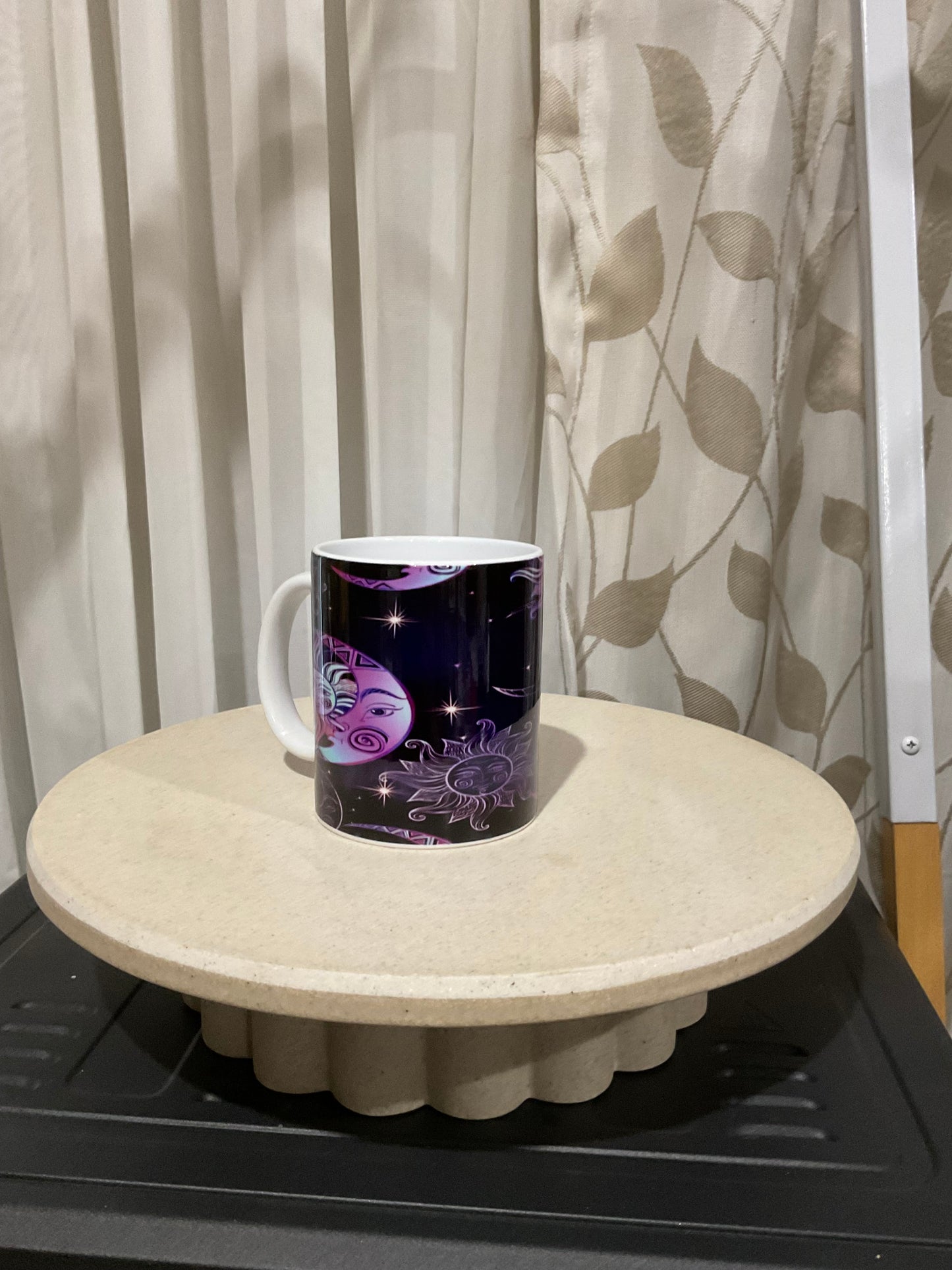 Star and moon mug