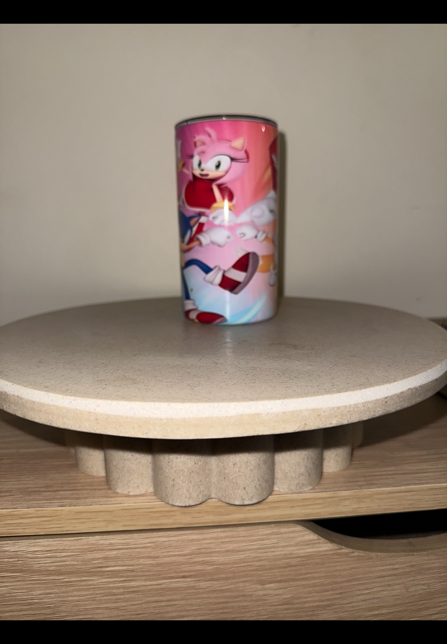Sonic rainbow kids tumbler