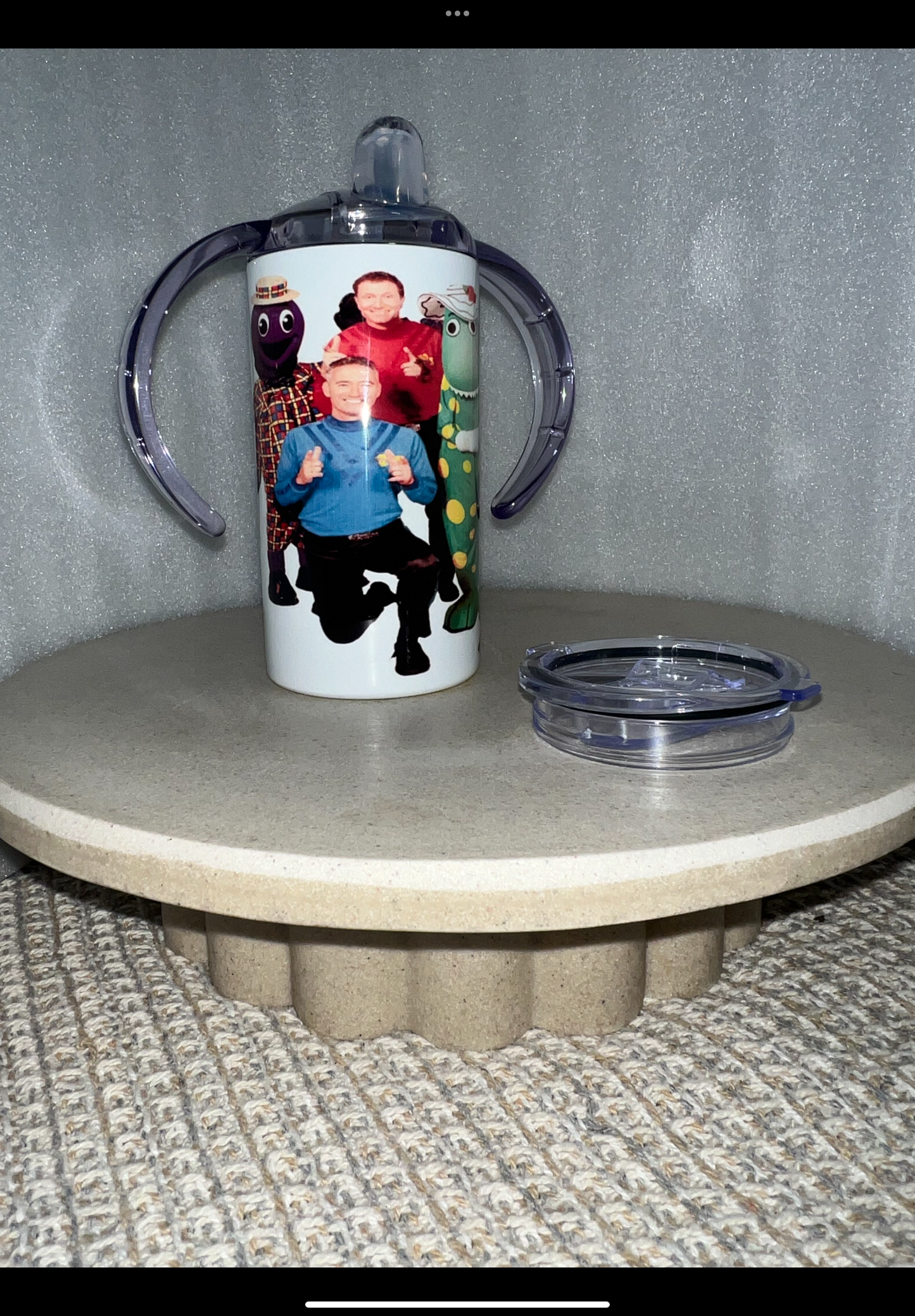 Wiggles baby sippy with lid