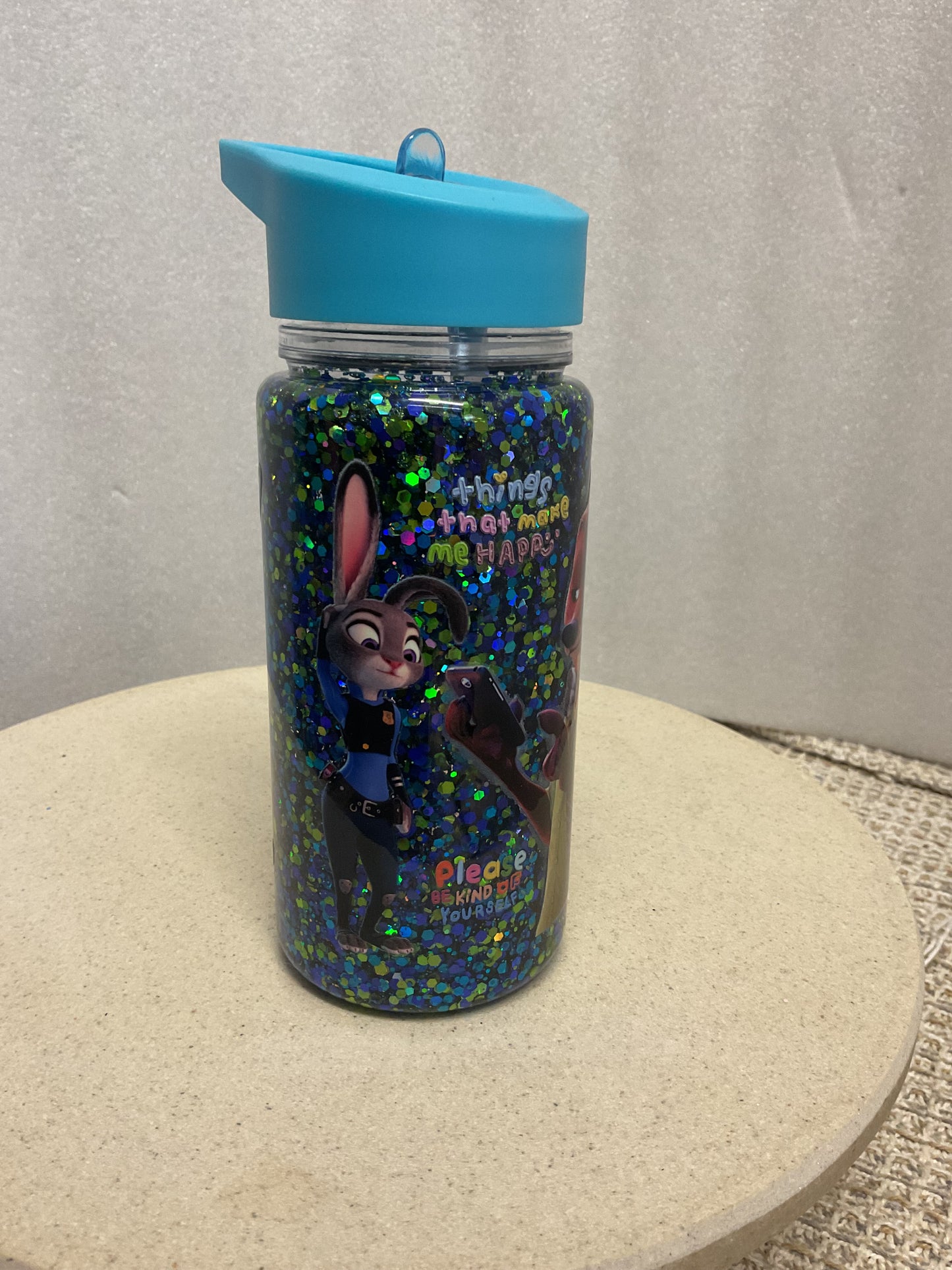 Zootopia snowglobe drink bottle