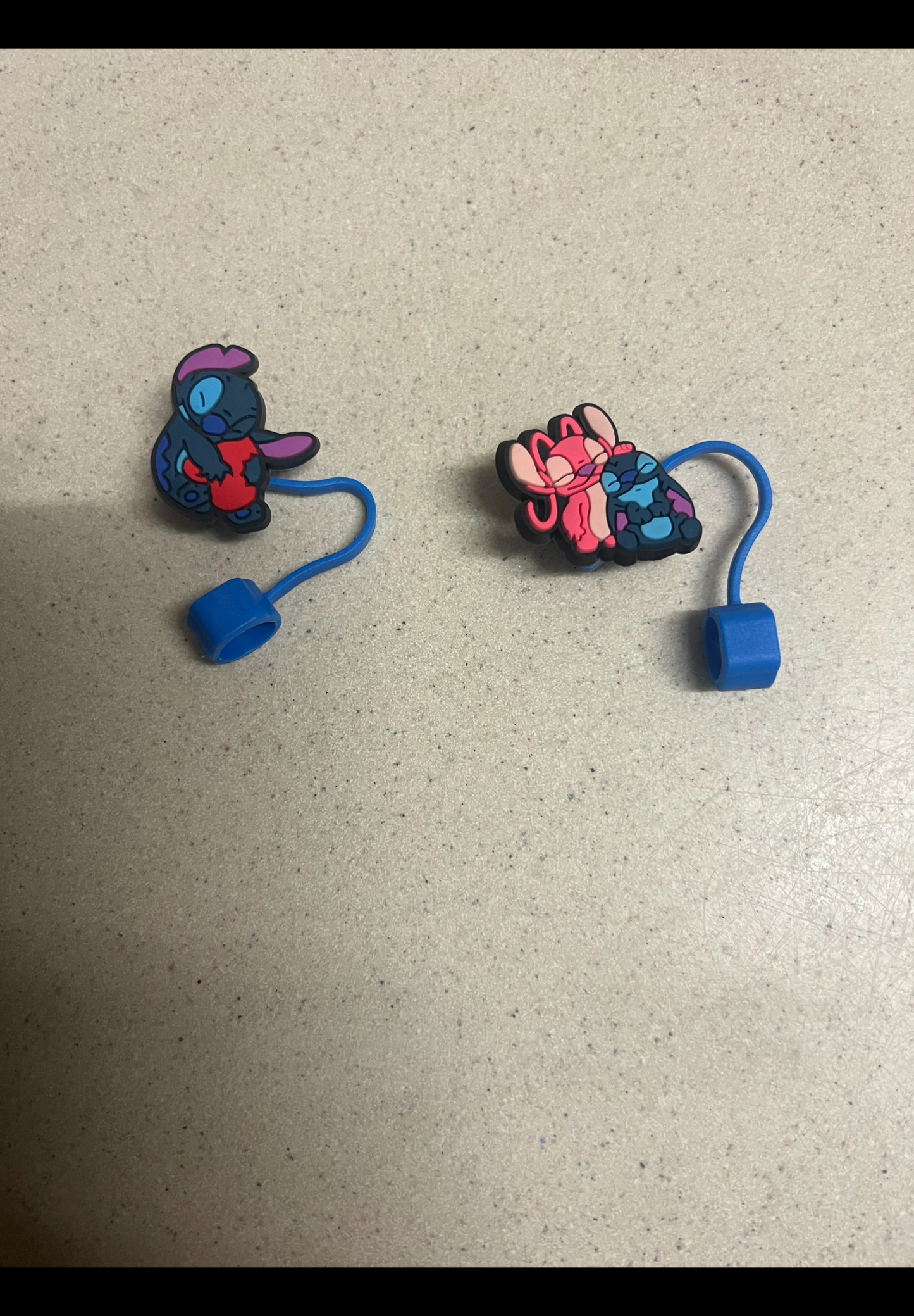 Stitch straw toppers