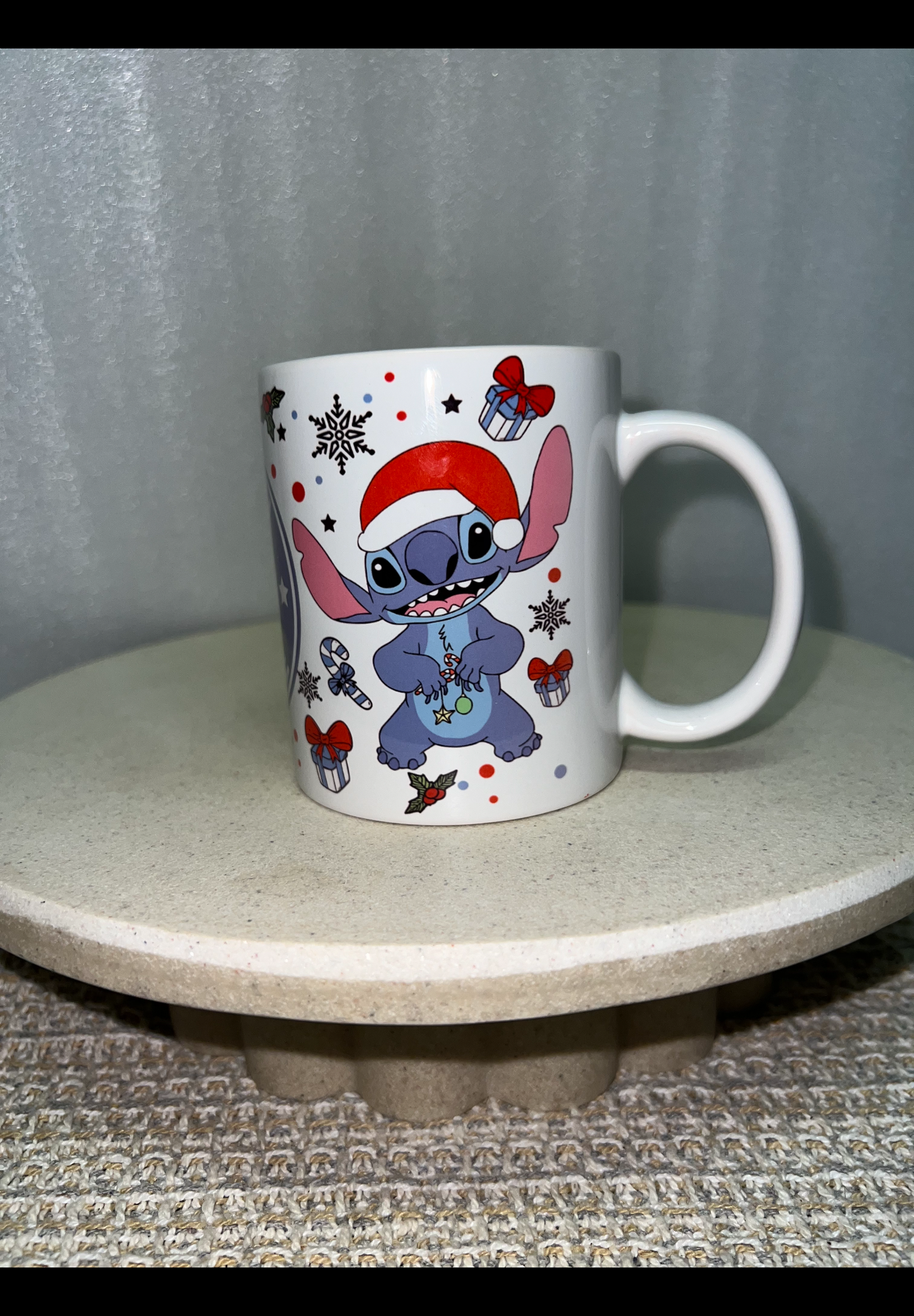 Stitch Christmas mug
