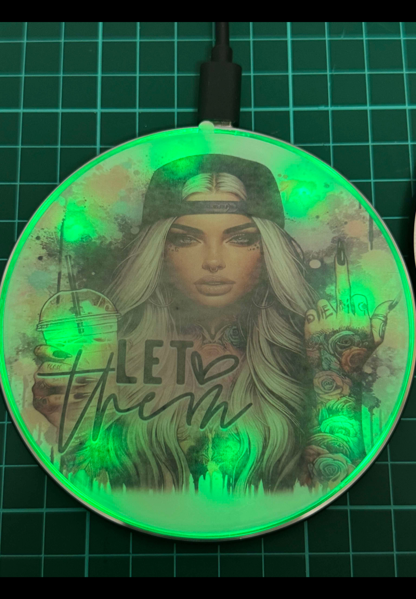 “Let them” phone charger