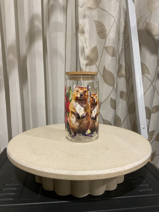 ￼Squirrel clear glass