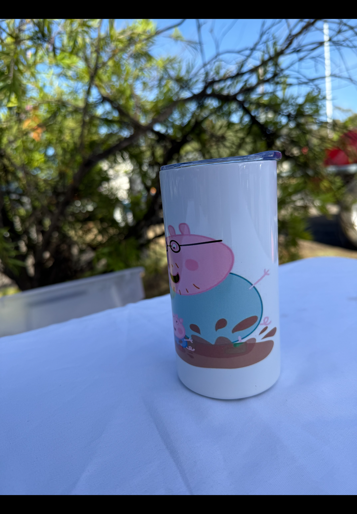 Peppa pig muddy puddles kids tumbler