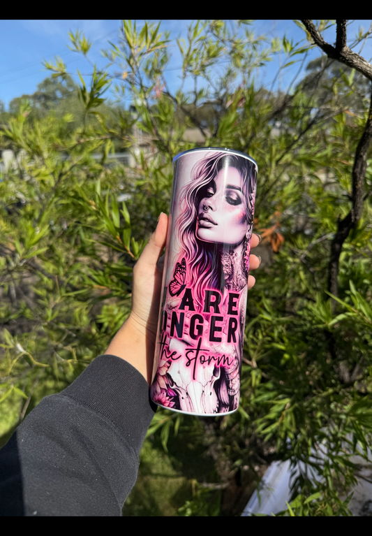 You are enough tattoo girl 20oz tumbler