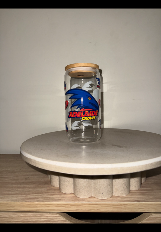 Adelaide crows clear glass