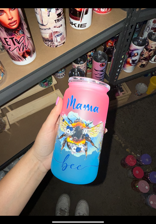 Mama bee acrylic ombré