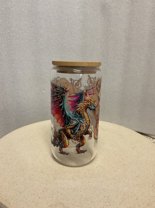 Dragon glass cup