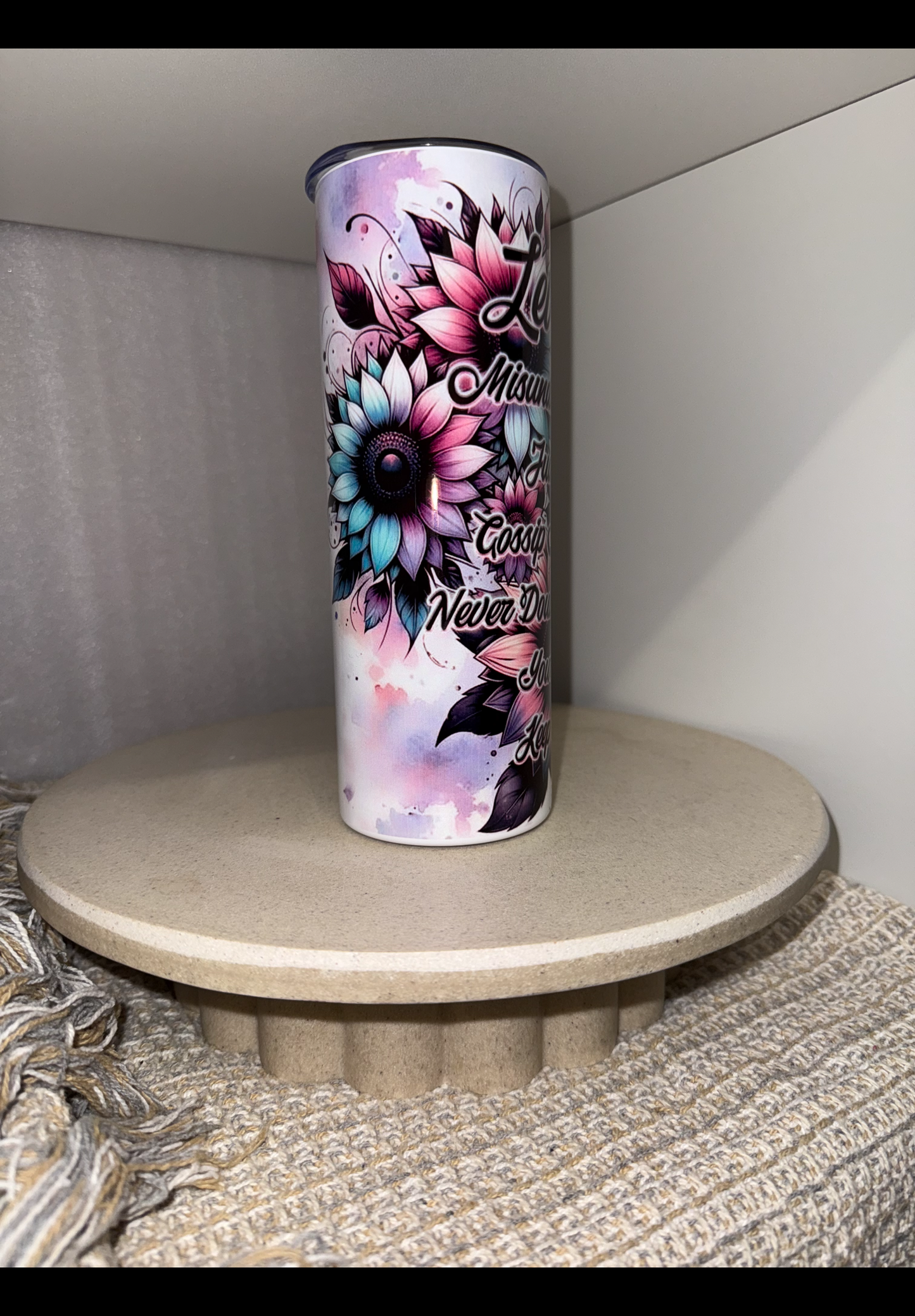 Let them flower tumbler