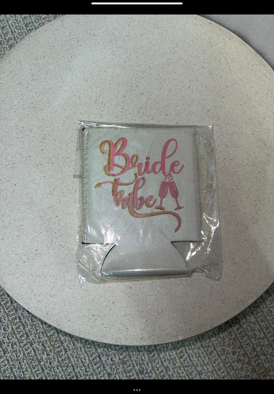 Bride tribe stubby holder