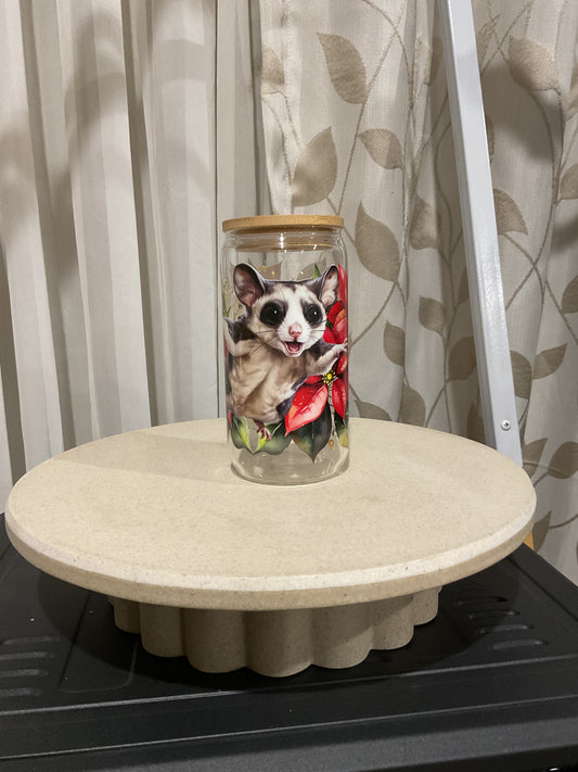 Sugar glider clear glass