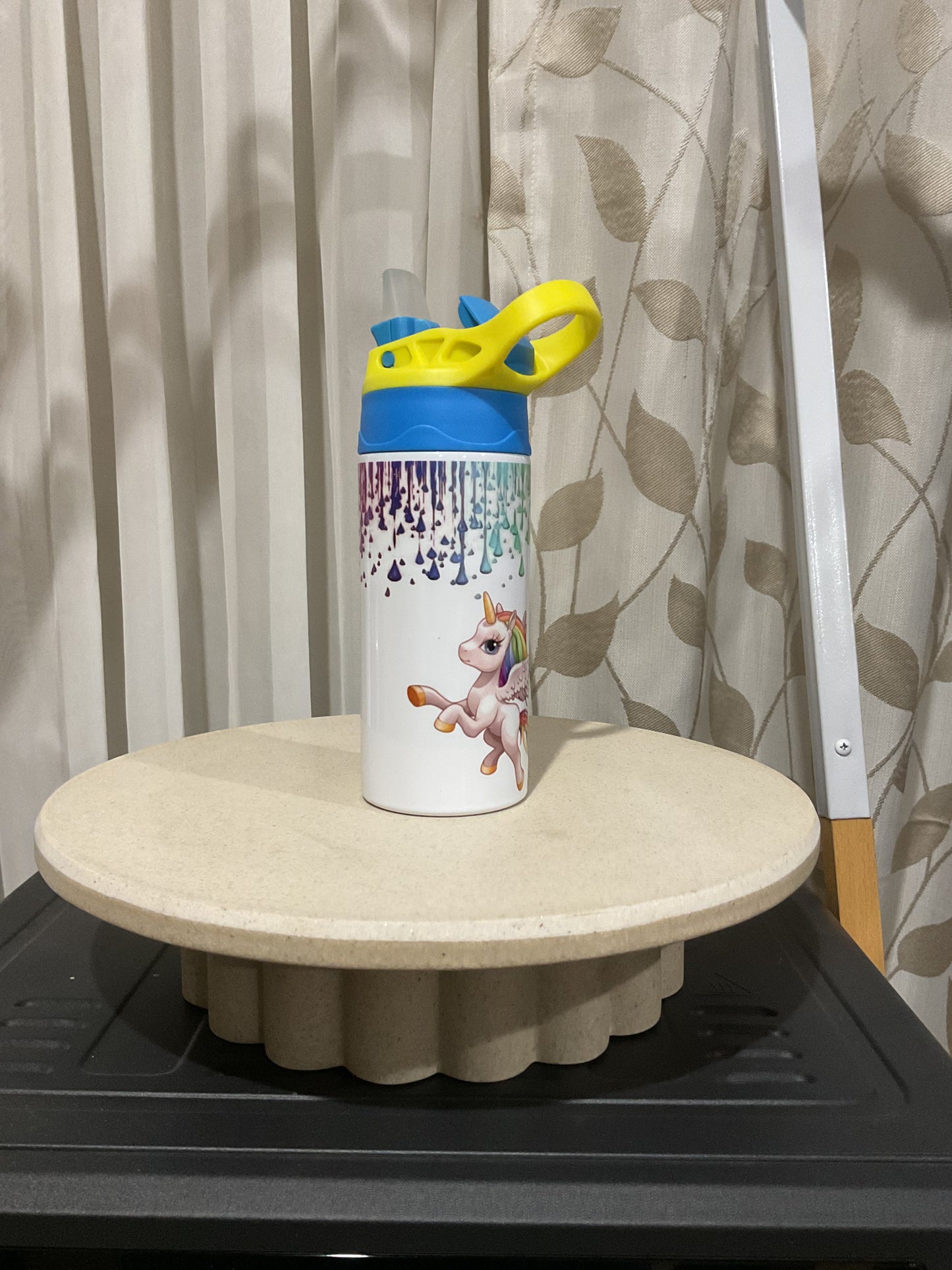 Rainbow unicorn drink bottle