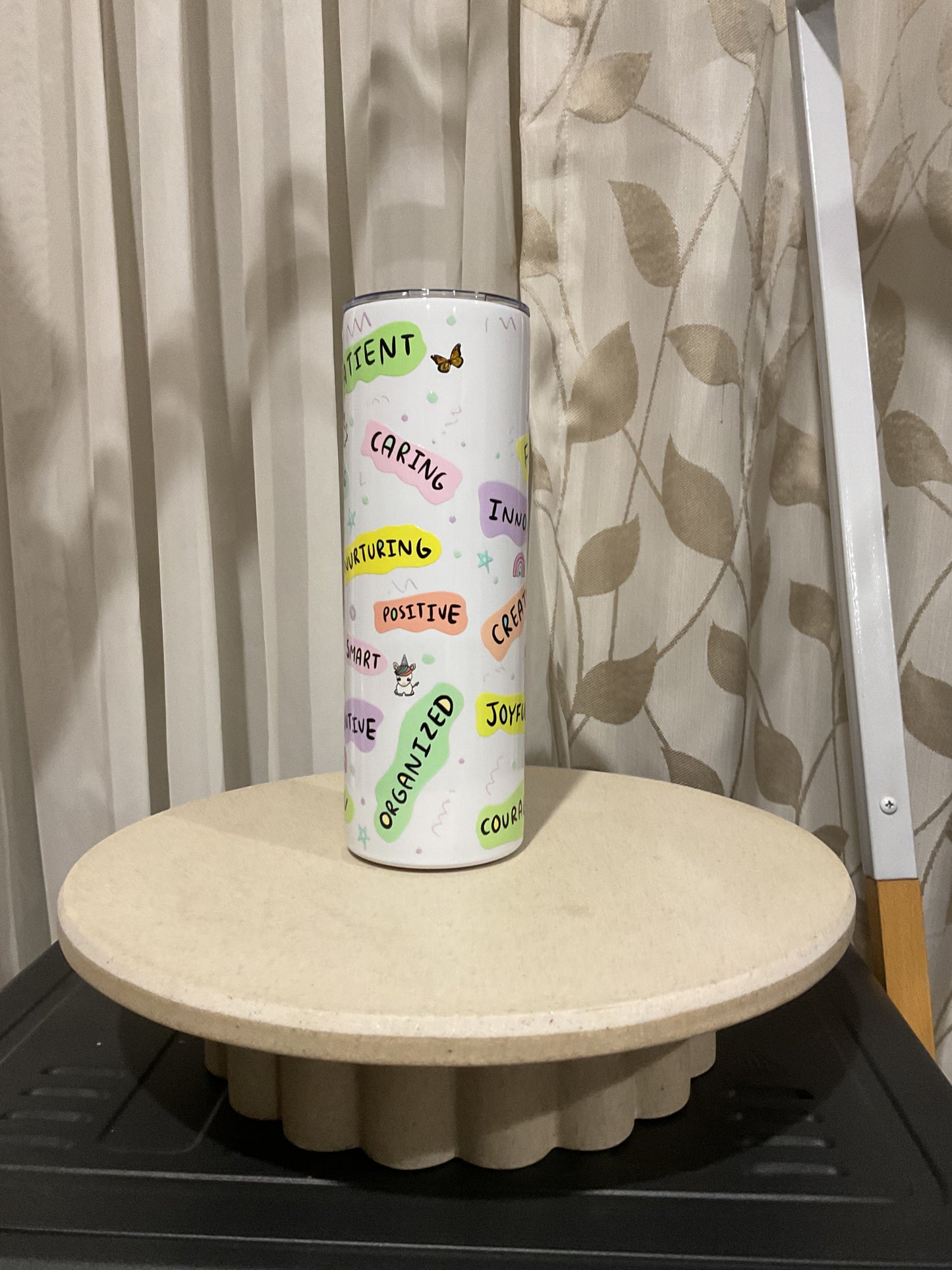 Tiny human tamper tumbler (slightly damaged)