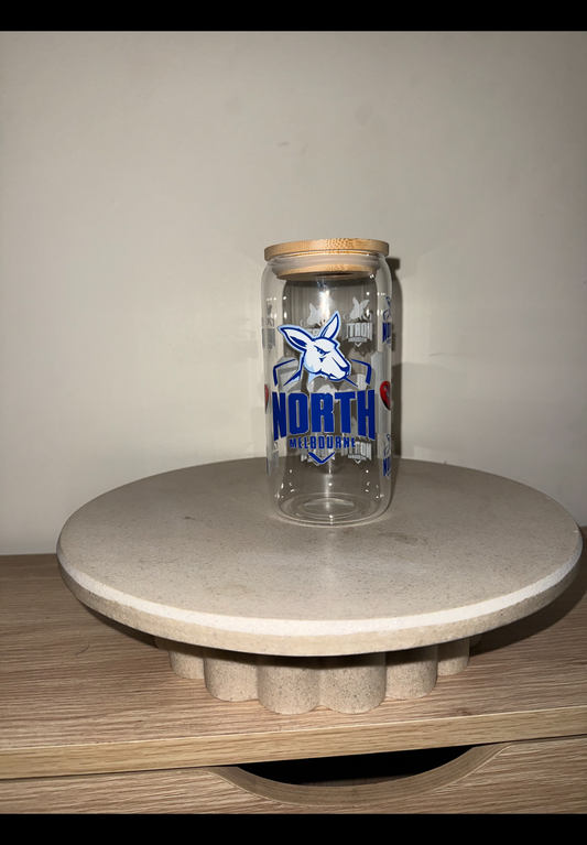 Kangaroos clear glass