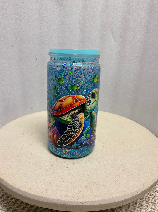 Turtle acrylic snowglobe