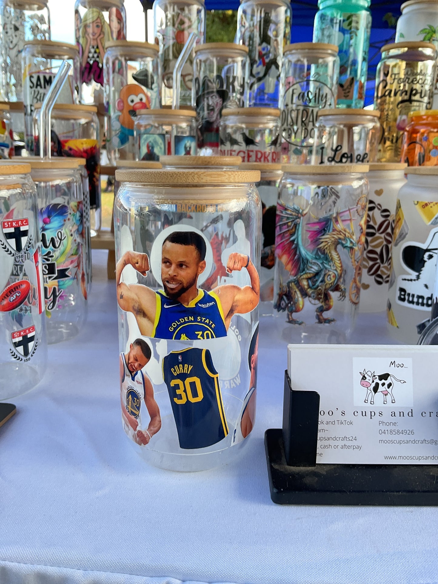 Stephan curry clear glass