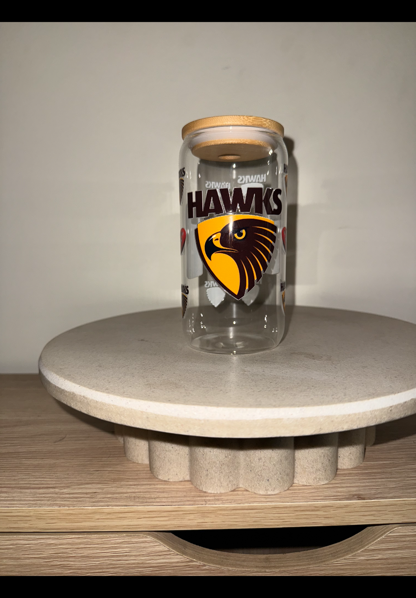 Hawks clear glass