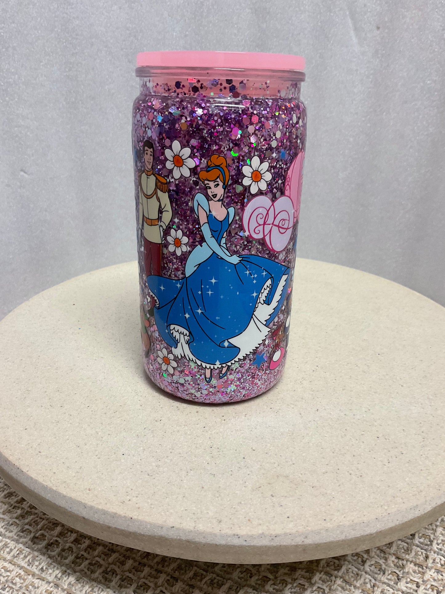 Cinderella acrylic snowglobe