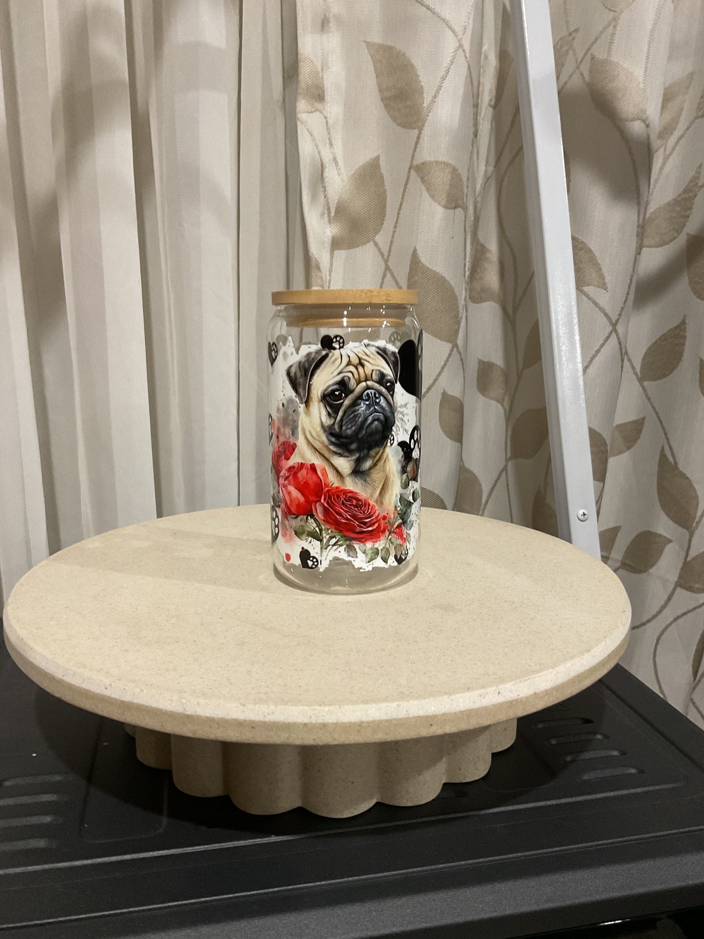 Pug clear glass