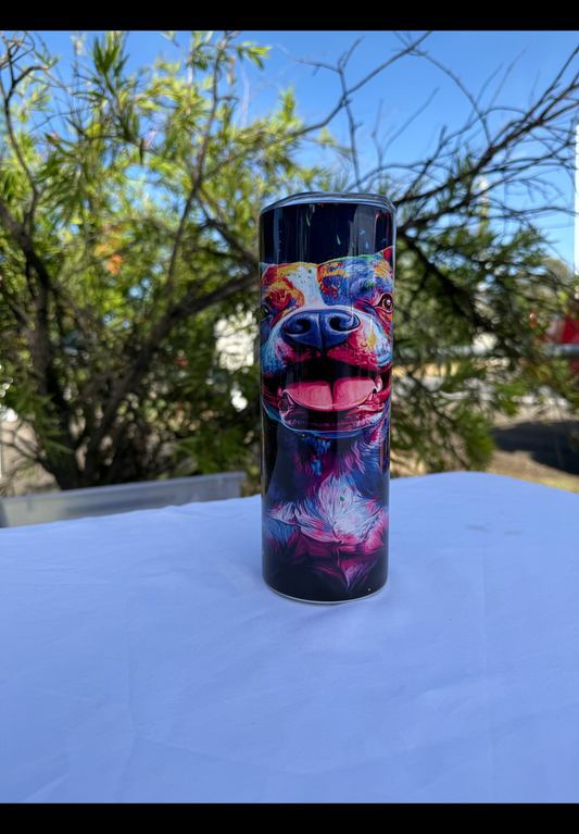 Staffy colour insulated 20oz tumbler