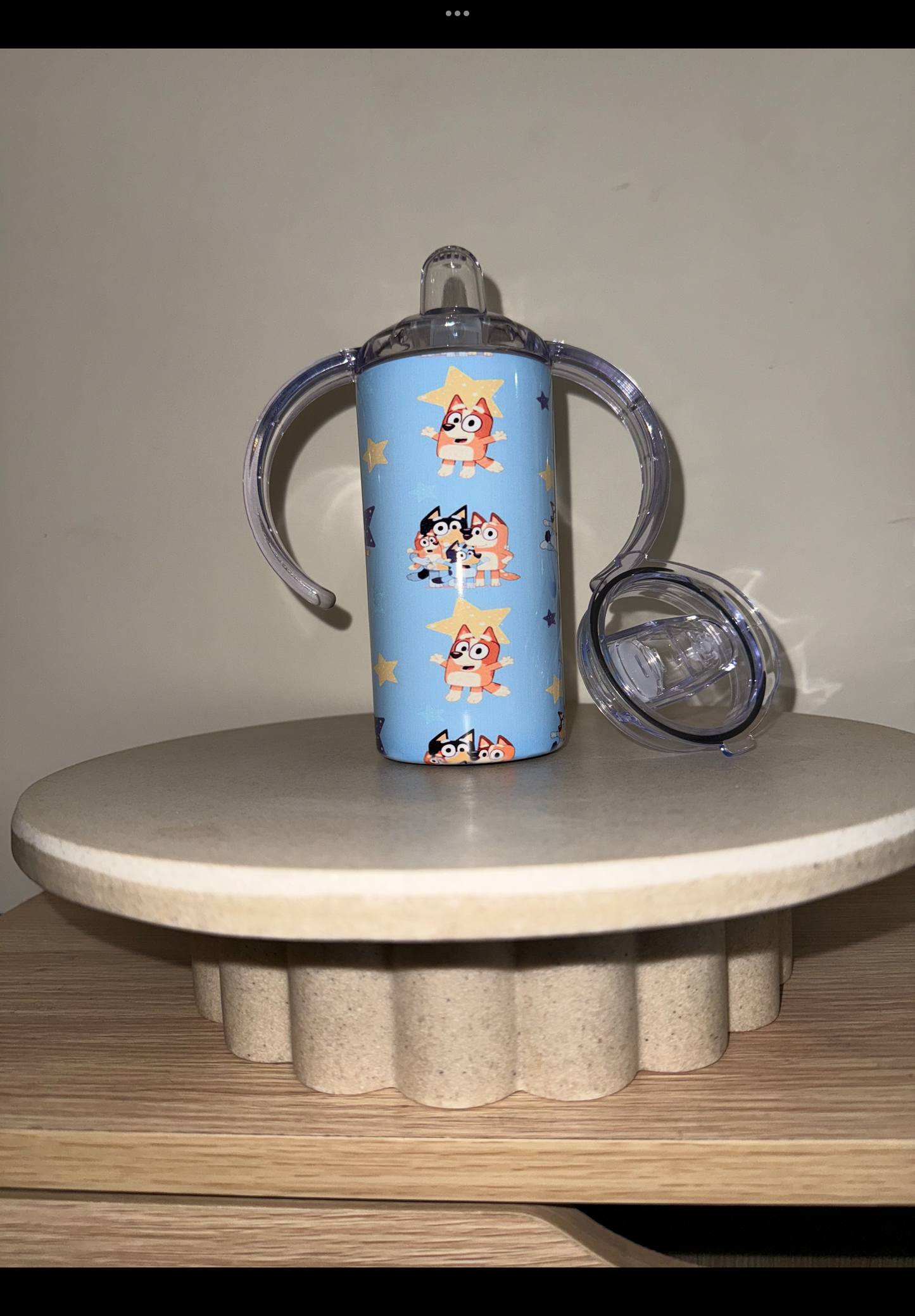 Bluey sippy turns into tumbler